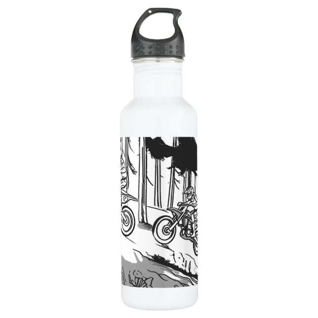 Botella De Agua Hill Climbing Motocross Racers (Anverso)
