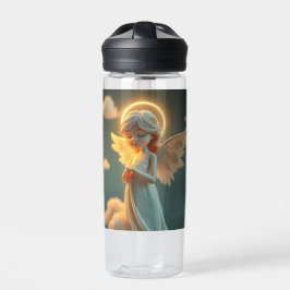 Botella De Agua Himmlischer Friedensengel – Leuchtende Liebe