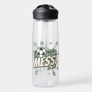 Botella De Agua Hinchas de Messi me hablan