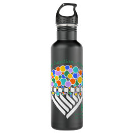 Botella De Agua Hineni Learning Center Water Bottle - Matte Black