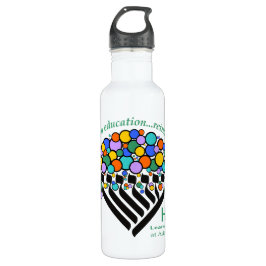 Botella De Agua Hineni Learning Center Water Bottle - White