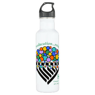 Botella De Agua Hineni Learning Center Water Bottle - White