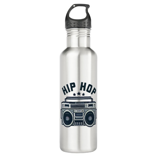 Botella De Agua Hip hop (Anverso)