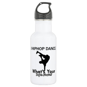 Botella De Agua Hip Hop que baila diseños