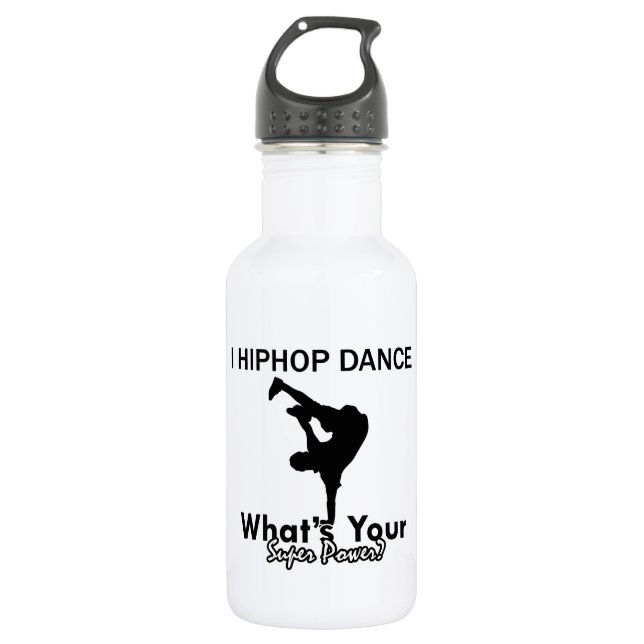 Botella De Agua Hip Hop que baila diseños (Anverso)