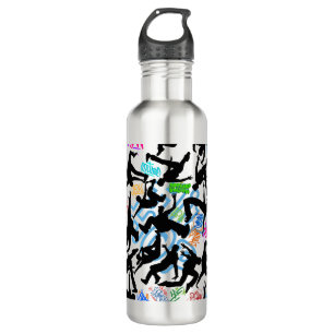 Botella De Agua HipHop 50 Patrón de baile