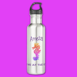 Botella De Agua Hipoahorse de arcoiris personalizado