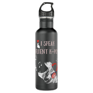 Botella De Agua Hipopótamo Gracioso Hablo Fluent KPop Hippotamu