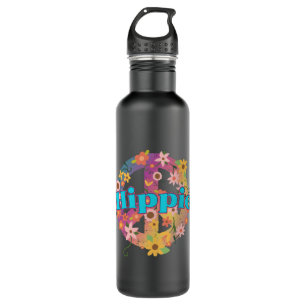 Botella De Agua Hippie Peace Namaste Hippies Peace
