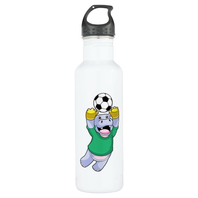 Botella De Agua Hippo en Soccer Sports (Anverso)