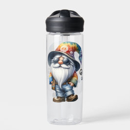 Botella De Agua Hippy Gnome