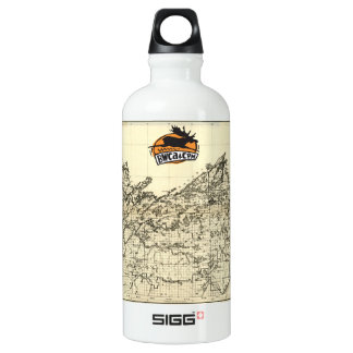 Botella de agua histórica del mapa de BWCA