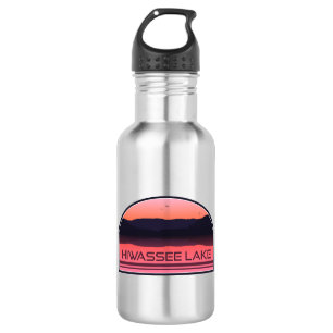 Botella De Agua Hiwassee Lake North Carolina Red Sunrise