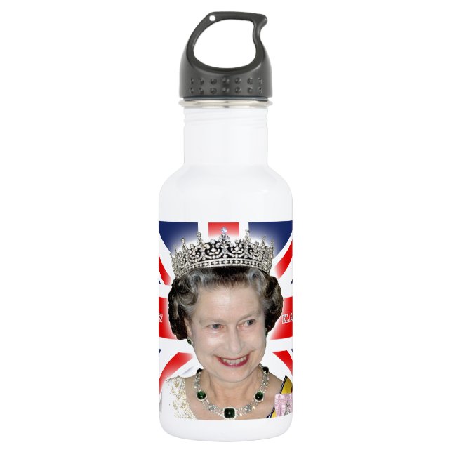 Botella De Agua HM Queen Elizabeth II - Foto pro (Anverso)
