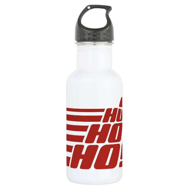 Botella De Agua Ho Ho Ho personalizado Xmas (Anverso)