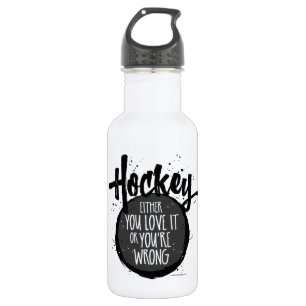 Botella De Agua Hockey del amor