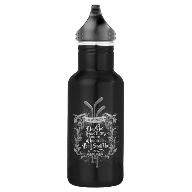 Botella De Agua Hockey Prayer (dark v3) (Derecha)