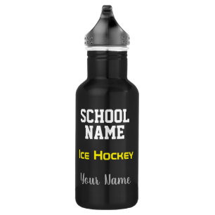 Botella De Agua Hockey sobre hielo- Crea tu propio espíritu escola