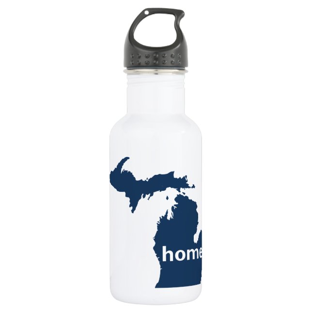 Botella De Agua Hogar de Michigan (Anverso)