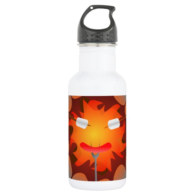 Botella De Agua Hoguera que acampa (Anverso)