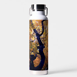 Botella De Agua Hojas amarillas y naranjas