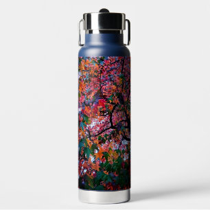 Botella De Agua Hojas brillantes