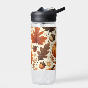 Botella De Agua hojas/calabazas/bellotas clásicas Otoño