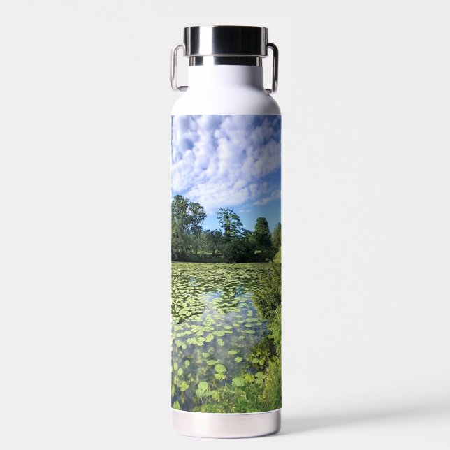 Botella De Agua Hojas en el río (Delantero)