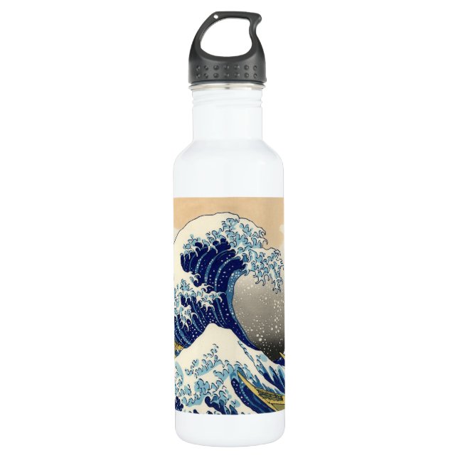 Botella De Agua Hokusai la gran onda (Anverso)