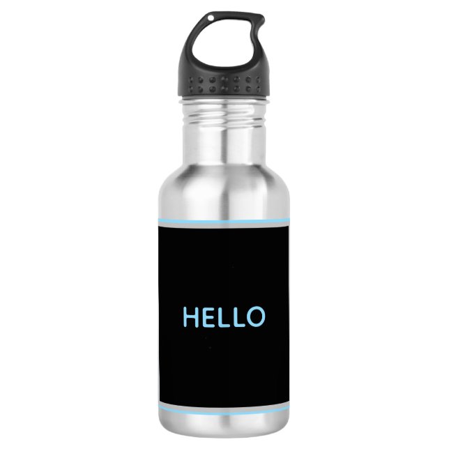 Botella De Agua Hola (Anverso)