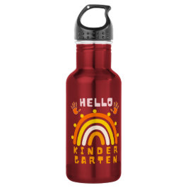BOTELLA DE AGUA HOLA JARDÍN DE INFANCIA - ARCOIRIS GENIAL
