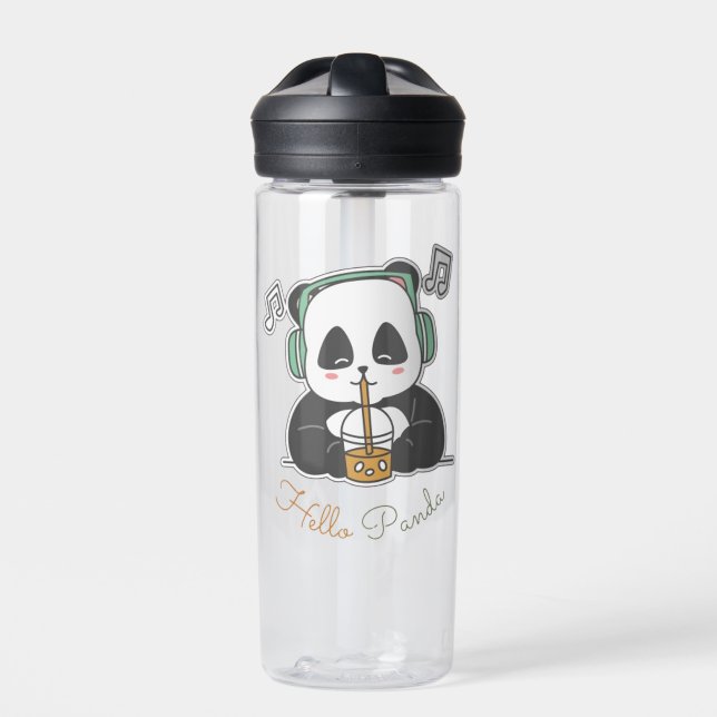 Botella De Agua Hola panda (Delante)