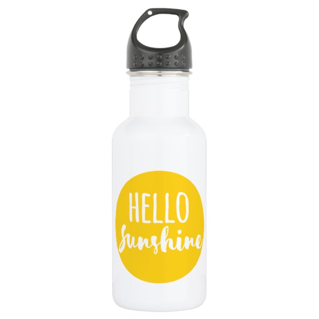 Botella De Agua Hola Sunshine (Anverso)