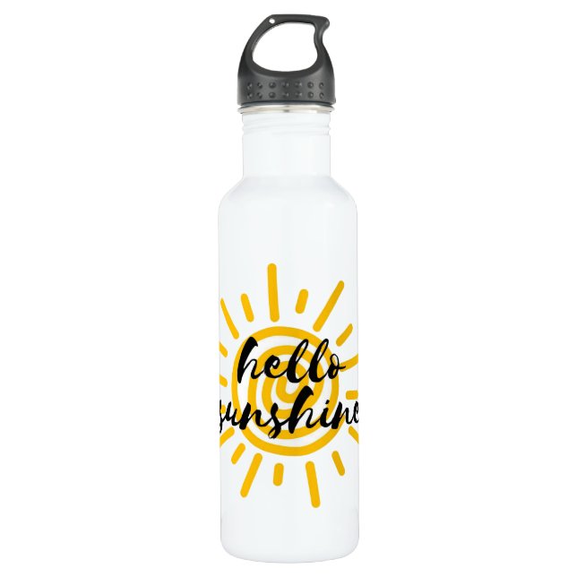 Botella De Agua Hola Sunshine (Anverso)