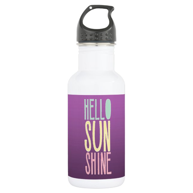 Botella De Agua Hola Sunshine (Anverso)