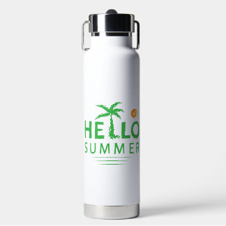 Botella De Agua Hola Verano