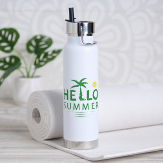 Botella De Agua Hola Verano