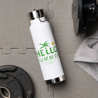 Botella De Agua Hola Verano