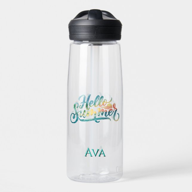 Botella De Agua Hola Verano (Delante)