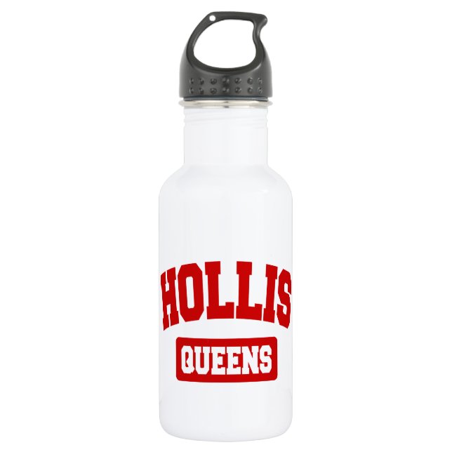 Botella De Agua Hollis, Queens, NYC (Anverso)