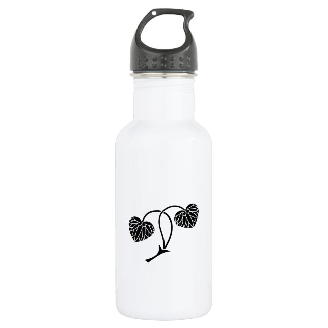 Botella De Agua Hollyhock de dos hojas (Anverso)