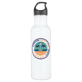 Botella De Agua Hollywood Beach Florida Water Bottle