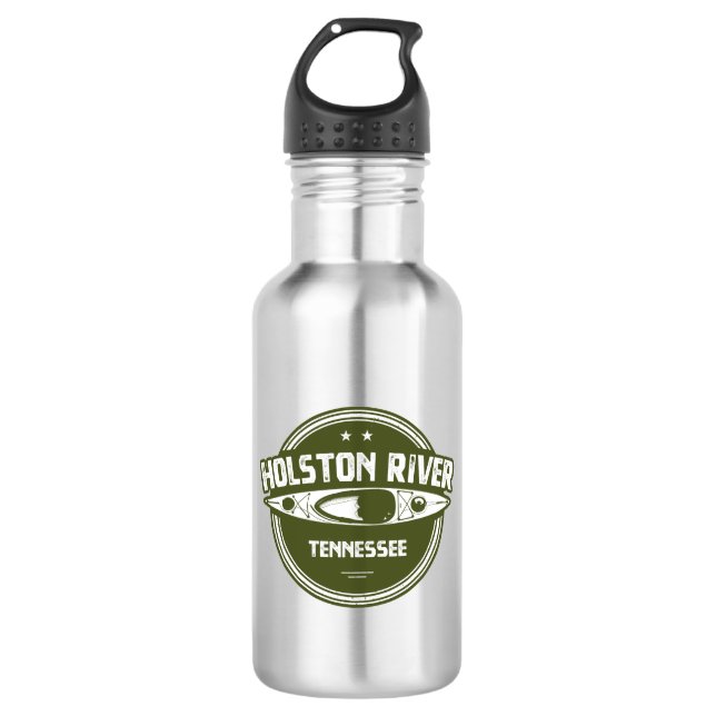 Botella De Agua Holston River Tennessee Kayaking (Anverso)