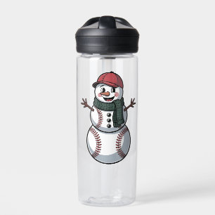 Botella De Agua Hombre de nieve béisbol Navidad Santa béisbol Depo