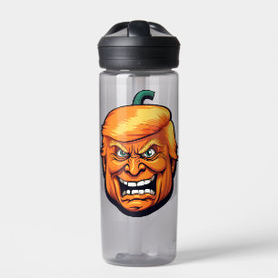 Botella De Agua Hombre naranja Trump Cabeza de calabaza