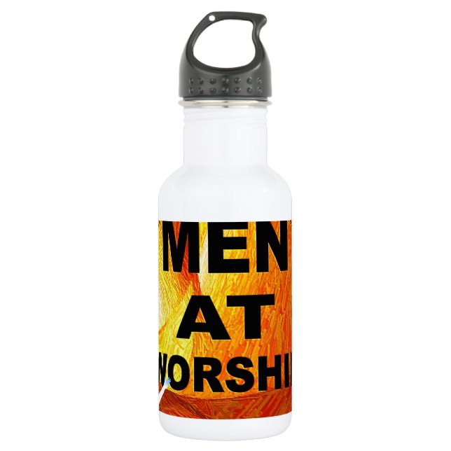 Botella De Agua Hombres de culto (Anverso)