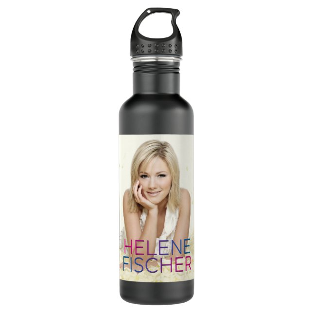 Botella De Agua Hombres Mujeres Famosas Helene Hermosa Fischer (Anverso)