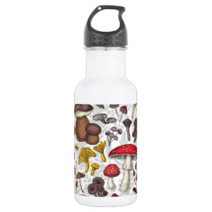 Botella De Agua Hongos silvestres