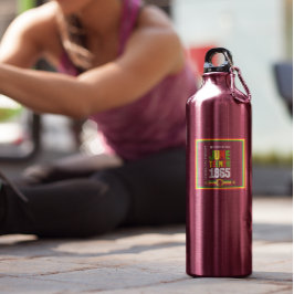 Botella De Agua Honrando el 18 de junio de 1865 - Celebrando la li