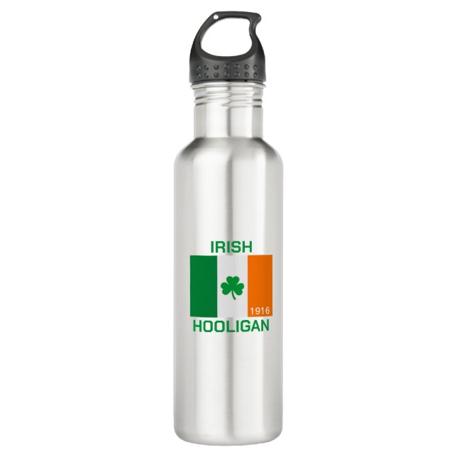 Botella de agua Hooligan irlandés (Anverso)